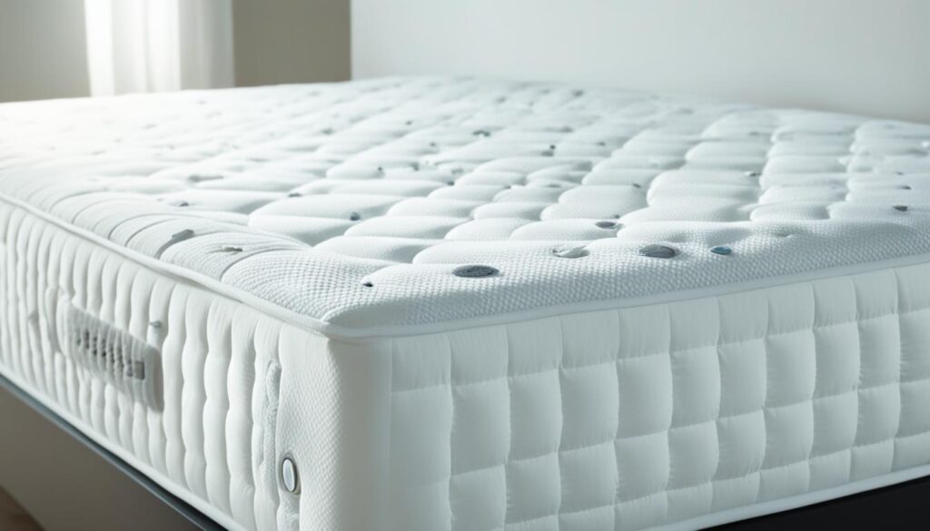 a mattress with bed bugs on it